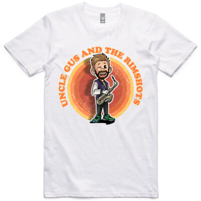 Uncle Gus and The Rimshots T Shirt - Solo Gus Drawing Thumbnail