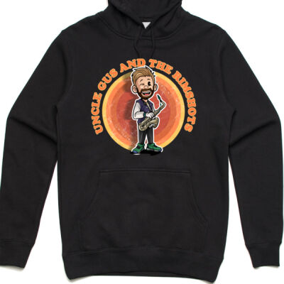 Uncle Gus and The Rimshots Hoodie - Solo Gus Drawing Thumbnail